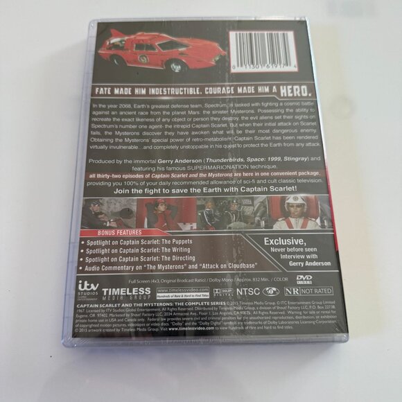 Captain Scarlet & The Mysterons The Complete Series DVD Set - Picture 4 of 4
